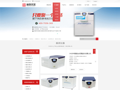 長(zhǎng)沙網(wǎng)站建設(shè)_儀器設(shè)備網(wǎng)站建設(shè)案例-湖南赫西儀器
